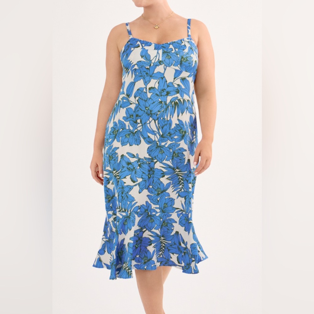 Cabi Botanical Dress XL EUC $60